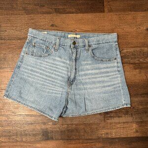 Levi's High Loose Denim Short Light Blue